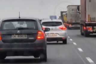 Wypadek na autostradzie A1 w Woźnikach
