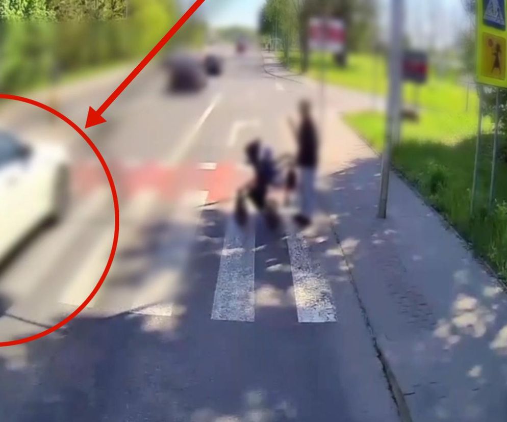 Przejście grozy w Zielonej Górze. Mężczyzna z dzieckiem ryzykowali życiem 