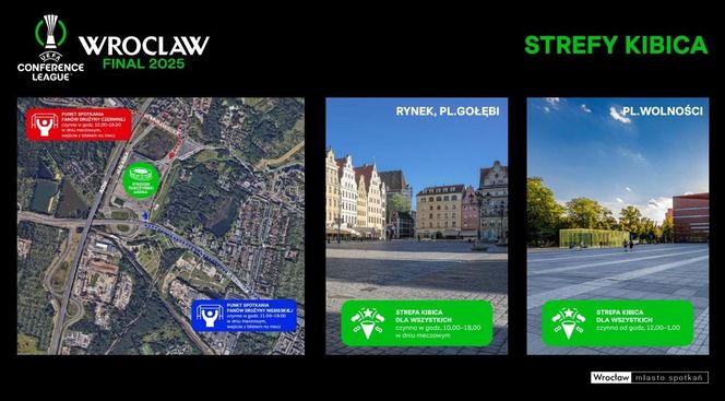 Finał Ligi Konferencji Europy 2025 we Wrocławiu - zmiany w organizacji ruchu