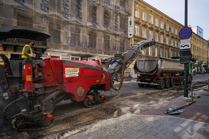 Przebudowa ul. Złotej i Zgoda w Warszawie