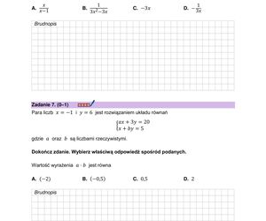 Matura próbna z matematyki. Mamy arkusz zadań CKE 