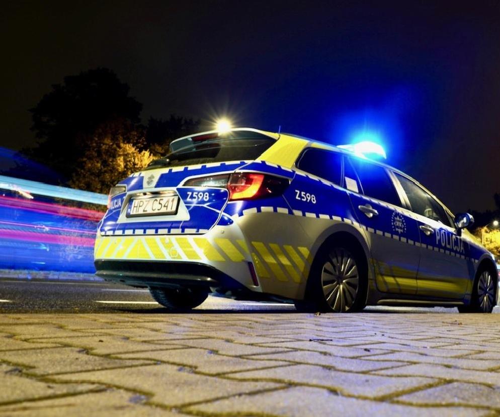 Atak maczetą na warszawskich Bielanach. Policjanci zatrzymali podejrzanego mężczyznę 