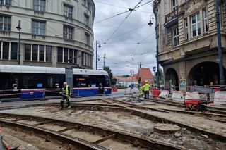 Utrudnienia dla pasażerów. Ulica Gdańska bez tramwajów
