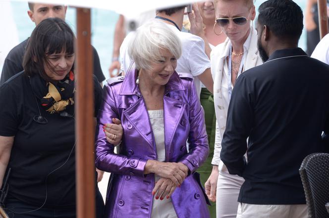 Helen Mirren upadła podczas spaceru w Cannes