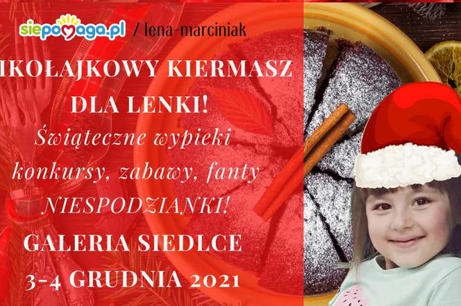Kiermasz na rzecz Lenki Marciniak odbędzie się 3 i 4 grudnia w siedleckiej galerii handlowej