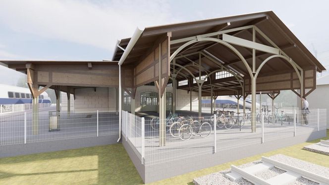 Dworzec kolejowy w Otwocku - remont, wizualizacje