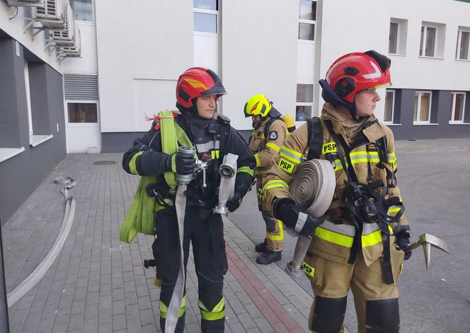 Powiatowe ćwiczenia strażackie w szpitalu wojewódzkim w Siedlcach