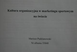 Mariusz Pudzianowski skończył studia