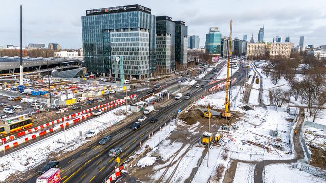 Budowa tramwaju do Dworca Zachodniego w styczniu 2025