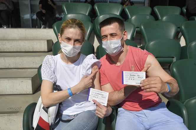 Ruszyły szczepienia na stadionie Legii