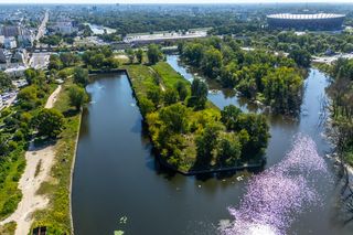 Port Praski w Warszawie z lotu ptaka