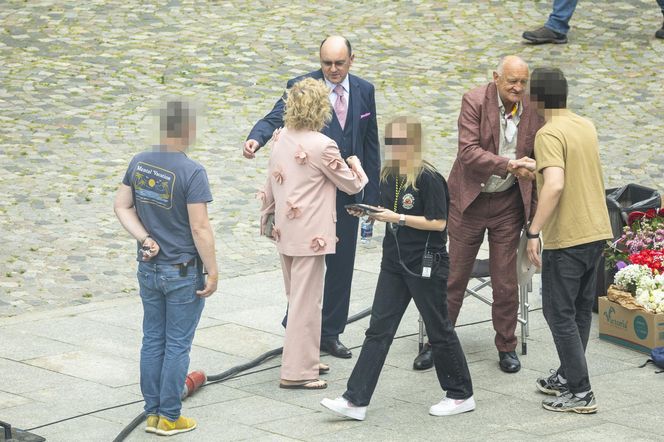 Gwiazdy na planie serialu "Klara"