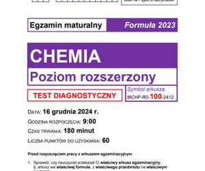 Mamy ODPOWIEDZI matury z chemii rozszerzonej. Gotowe rozwiązania i klucz