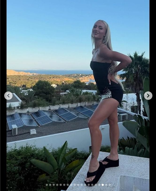 Alisha Lehmann na Ibizie