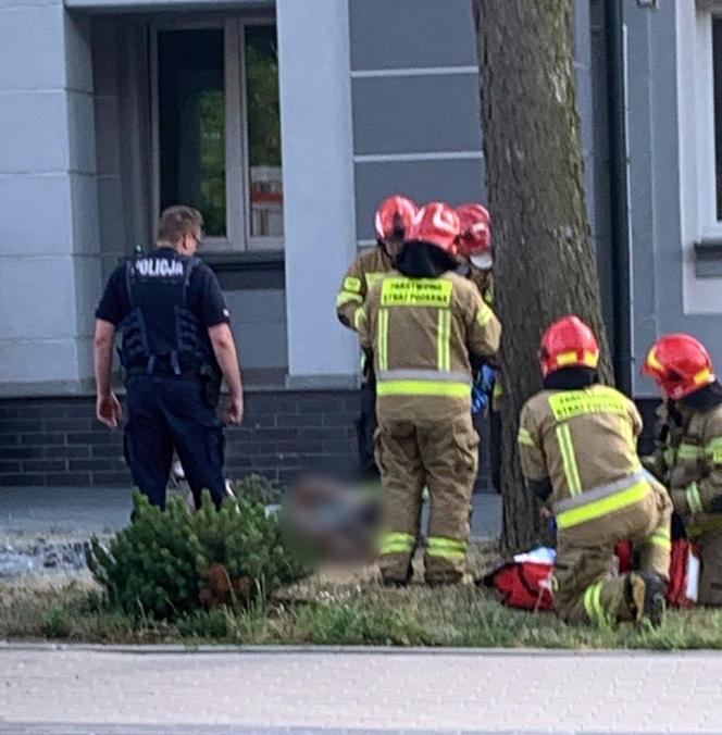 Damian podpalił się pod komendą. Horror w Kolnie