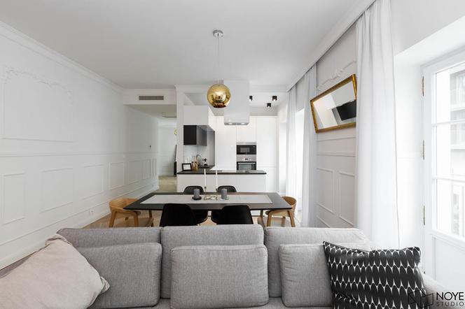 Nowoczesna aranżacja wnętrza: apartament w starych murach
