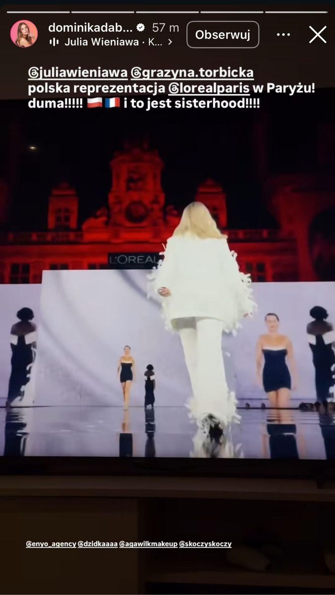 Julia Wieniawa i Grażyna Torbicka podbijają Paryż