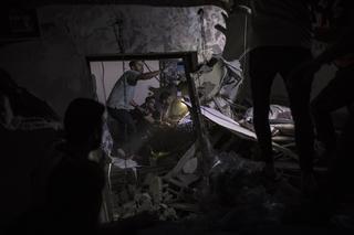 Konflikt w strefie Gazy. Atak Izraela w Khan Younis