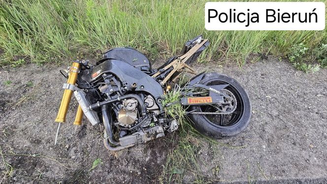 Śmiertelny wypadek w Bieruniu. Na DK44 zginął motocyklista