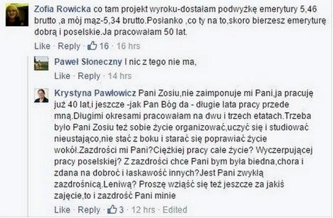 Pawłowicz drwi z seniorów