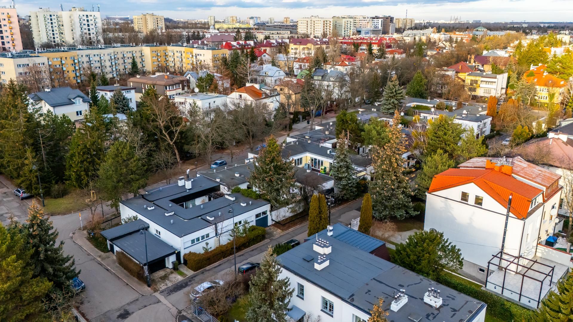 Atrialne domy przy ulicy Orężnej