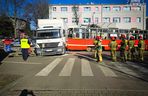 Wypadek z udziałem tramwaju i ciężarówki