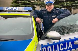 Policjant został ranny, ratując 19-latka, który spadł z dachu