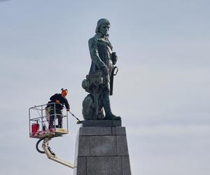 Pomnik Tadeusza Kościuszki na Placu Wolności w Łodzi będzie wyglądał jak nowy