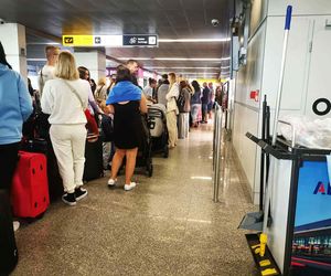 Drony nad Polską. Lotnisko Chopina