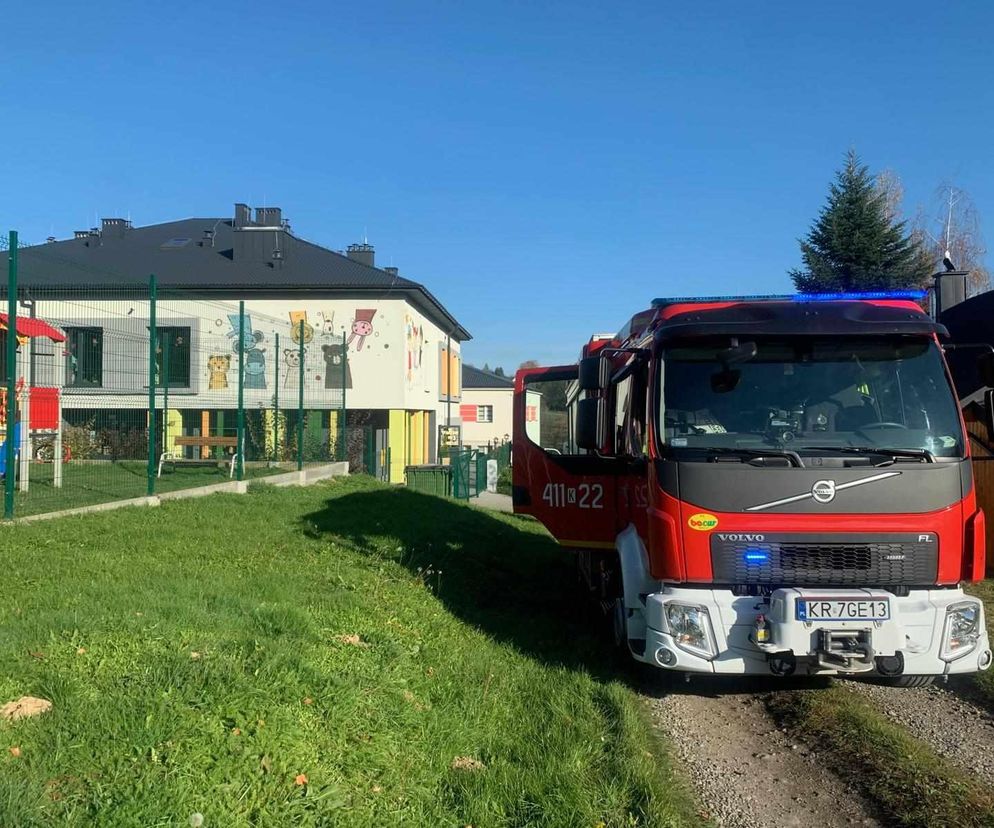 Sufczyn. Ewakuacja żłobka i przedszkola. Zagrożone były nawet dwuletnie dzieci