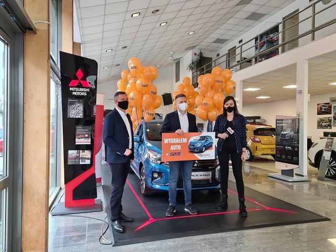 Bartek odebrał Mitsubishi Space Star od Radia ESKA!	