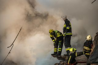 Ukraina. W czasie rosyjskiego bombardowania Kijowa uszkodzona została polska ambasada!