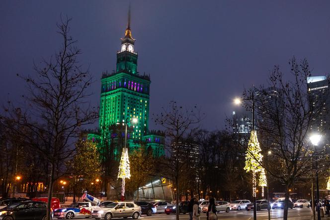 Iluminacja świąteczna 2023 w Warszawie - zdjęcia