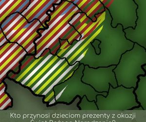 Kto przynosi prezenty pod choinkę? Zobacz granice wpływów