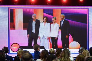 Barack Obama w Poznaniu podczas Impact 2025