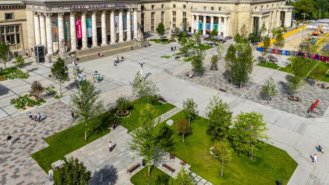 Plac Centralny Warszawa, sierpień 2025