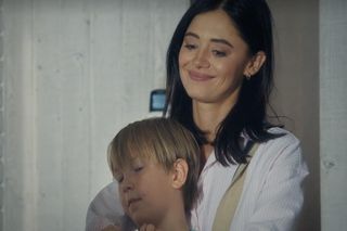 M jak miłość, odcinek 1838: Iza (Adriana Kalska), Szymek (Staś Szczypiński)