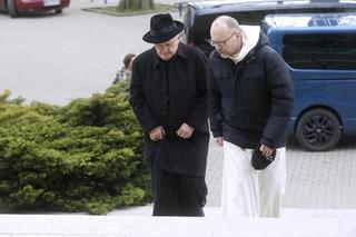  Joanna Kurowska na pogrzebie Ernesta Brylla