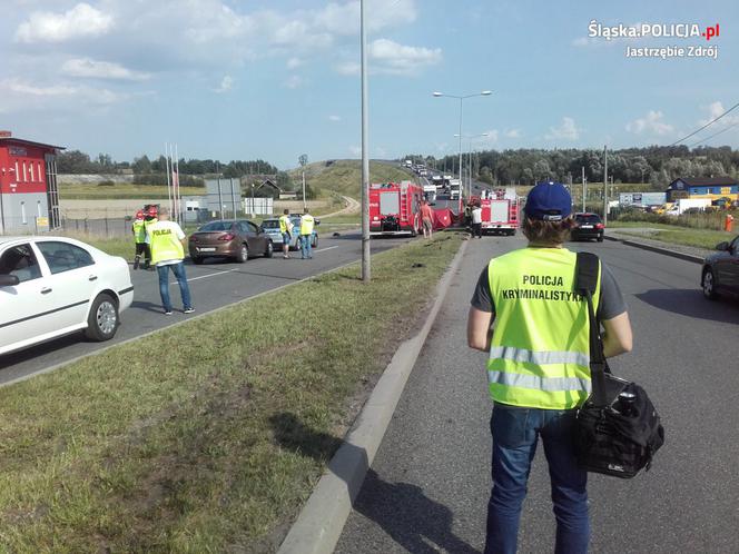 Jastrzębie-Zdrój: Śmiertelny wypadek motocyklisty [ZDJĘCIA]