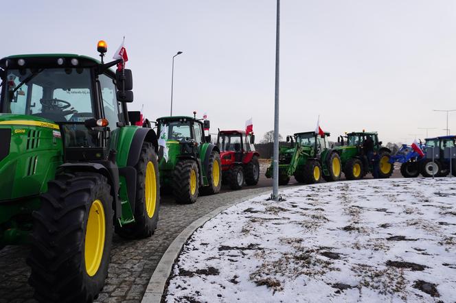 Protest rolników w Podlaskiem. Ciągniki blokują drogi w całym województwie! 