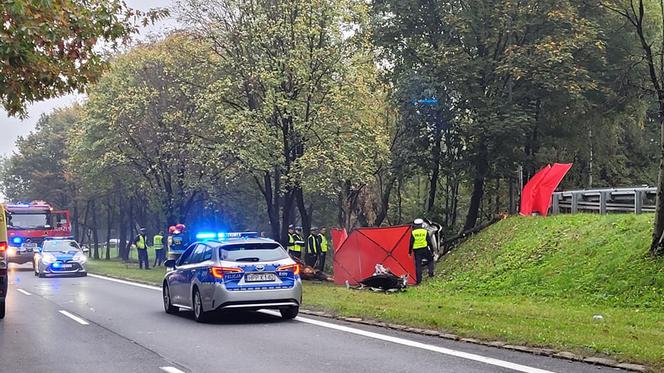 Wypadek w Katowicach. Nie żyją dwie osoby