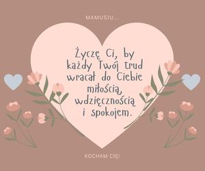 Życzenia od córki dla mamy