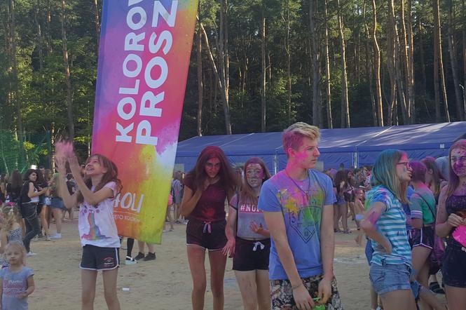 Festiwal kolorów 2019 na plaży miejskiej w Białymstoku