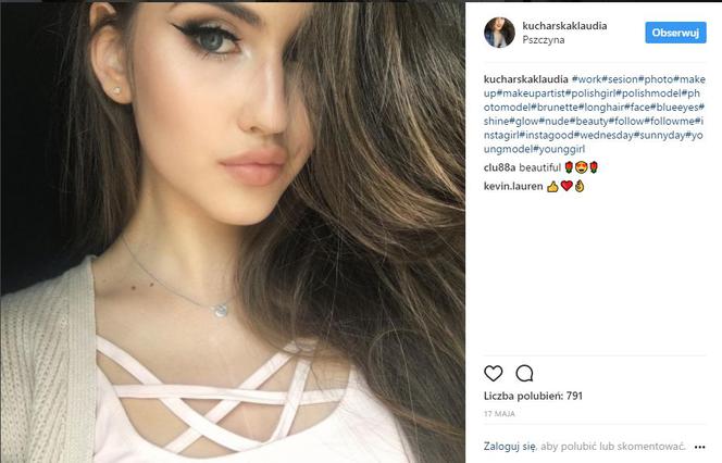 Klaudia Kucharska jest fotomodelką