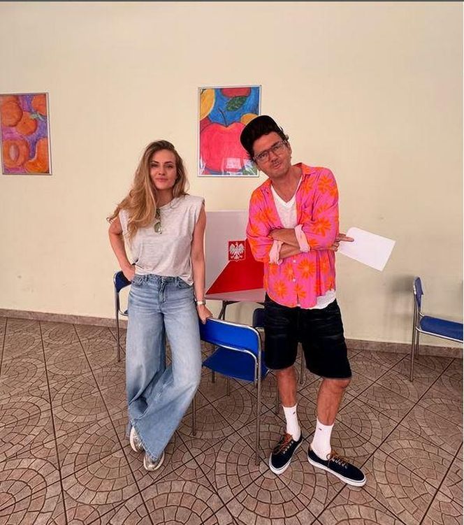 Wybory Prezydenckie 2025: Tak głosują gwiazdy w drugiej turze! Kuba Wojewódzki i Żaneta Rosińska