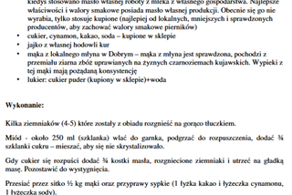 Kujawsko-pomorskie pierniki z ziemniakami