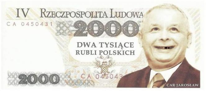 Cały internet żartuje z banknotu z Lechem Kaczyńskim. Jest wysyp memów [ZDJĘCIA] 