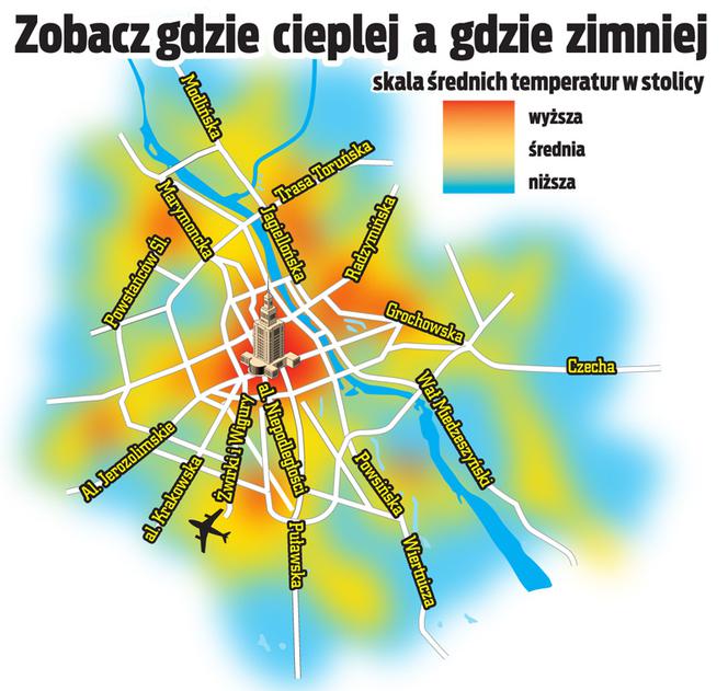 W upały uciekaj z centrum