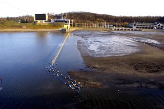 Napełnianie jeziora Malta wodą