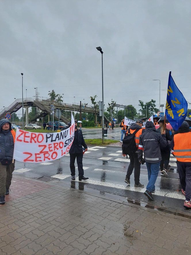 Strajk kolejarzy Bydgoszcz 28.07.25
